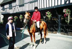 Caroline and Sally in Much Wenlock