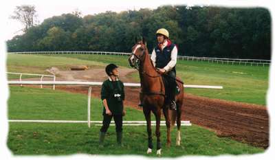 Peter Scudamore has a final word before parading Kaan at Chepstow