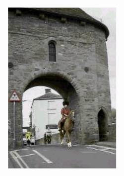 Gemma rides into Monmouth